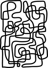 Brush abstract pattern. Grunge texture. Background. White and black vector.