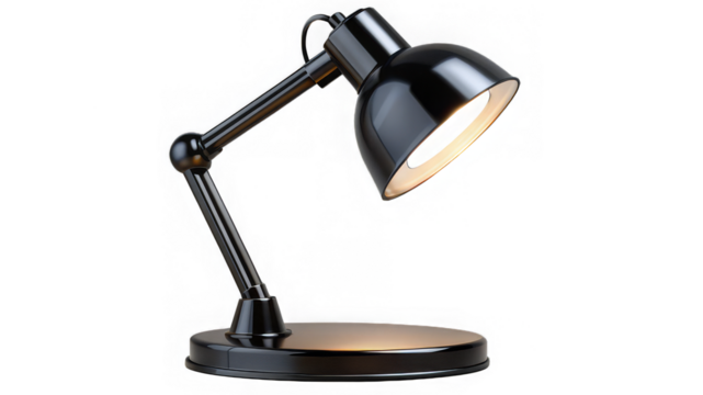 desk lamp on a transparent background. - Powered by Adobe