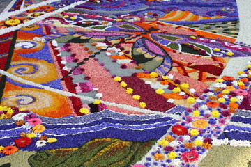Infiorata of Spello, Italy