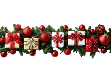 Set of christmas decorations