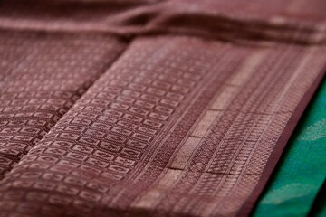 Indian Traditional Silk Saree with beautiful patterns