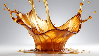 syrup oil splash sweet delicious floating 7