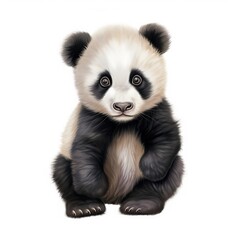 Fototapeta premium Adorable Panda Cub.