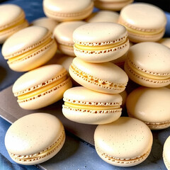 Obraz premium sweet macaron Generative Al