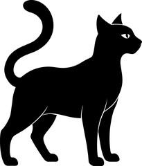 Cute Cat Silhouette