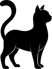 Cute Cat Silhouette