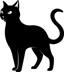 Cute Cat Silhouette