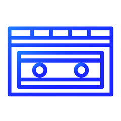record player gradient icon