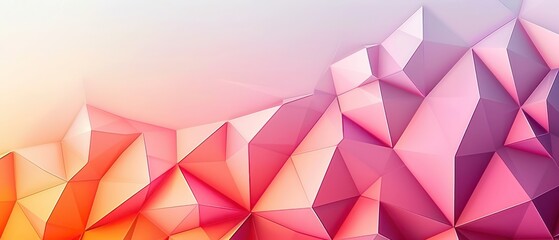 Obraz premium Geometric elements blend with organic curves and textures, forming a captivating and harmonious visual landscape