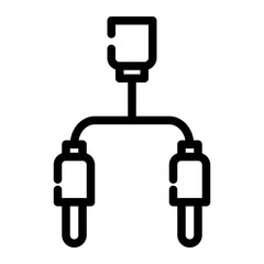  jack RCA illustration cutline icon