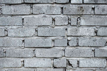 View of bricks. Construction concept