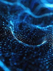 Blue and Black Background