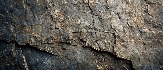rough texture of an ancient stone wall, featuring natural rock formations with visible cracks and worn edges