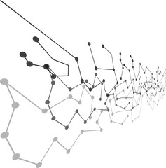 background with molecule