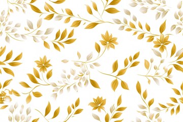 Fototapeta premium Seamless pattern, abstract art. Watercolor painting, children's wallpaper. Hand drawn plants. Palms, rainforest, leaves, flowers. modern Art. Prints, wallpapers, posters, cards, murals