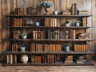 Bücherregal, rustikal, antik