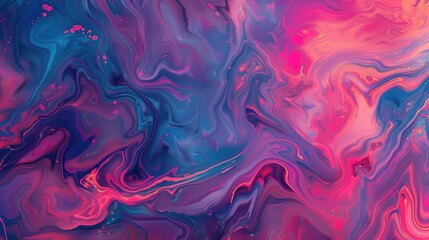 Marbled background in abstract liquid acid style