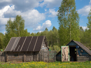 rural landscape in spring