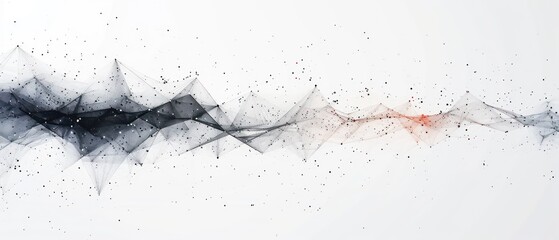 diagram of interconnected tech chains drifts in cinematic splendor, guided by an invisible straight line