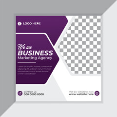 we are business marketing agency social media post design.