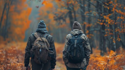 Fototapeta premium Hunting in the Forest