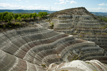 geological carbonate strata associated with astronomical cycles in the Valdelosterreros ravine