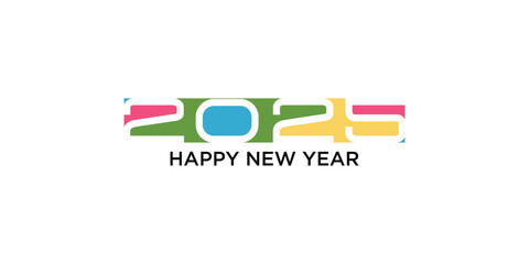 Creative happy new year 2025 design template with modern style , premium vector