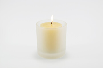 Candle isolated with white background.