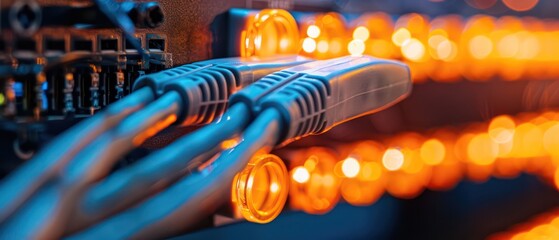 networks showcases an impressive and efficient web for seamless connectivity, clean and modern depiction of technology 