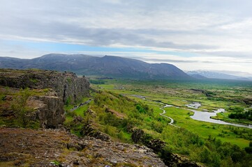 Walking along the North American tectonic plate