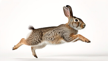 Fototapeta premium rabbit isolated on white background