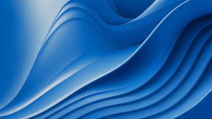 Abstract background a blue wavy lines in a blue background