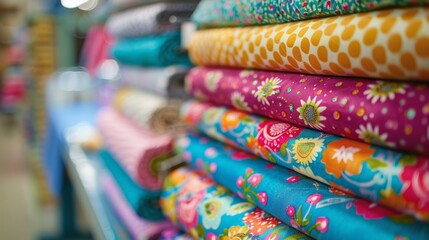 Sewing Bags in the Work Room