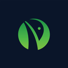 nature and friendship logo vector