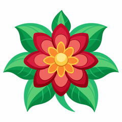 Flower Vector Illustration Icon