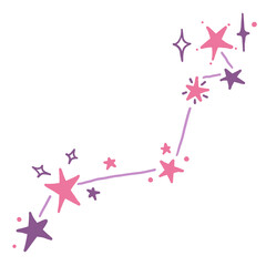 pink stars