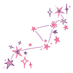 pink stars