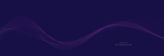 Abstract purple futuristic wave background. EPS10