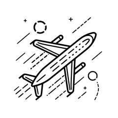 Travel Icons Svg, Vacation Icon Set, Travel, Web Sites, Winter Holiday Icons, Summer Holiday Icons, Airplane Svg, Airplane Clipart, Travel Svg, Airplane Silhouette, Airplane Png, Svg Files For Cricut,