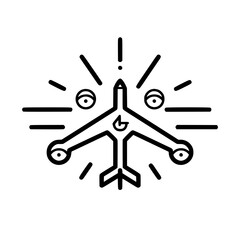 Travel Icons Svg, Vacation Icon Set, Travel, Web Sites, Winter Holiday Icons, Summer Holiday Icons, Airplane Svg, Airplane Clipart, Travel Svg, Airplane Silhouette, Airplane Png, Svg Files For Cricut,