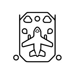 Travel Icons Svg, Vacation Icon Set, Travel, Web Sites, Winter Holiday Icons, Summer Holiday Icons, Airplane Svg, Airplane Clipart, Travel Svg, Airplane Silhouette, Airplane Png, Svg Files For Cricut,