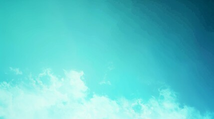 Fototapeta premium The image features a bright blue sky with scattered white clouds. It's a serene, natural scene perfect for relaxation, tranquility, and nature websites.