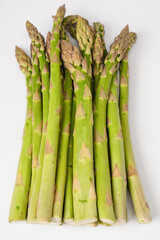 Asparagus isolated on a white background.