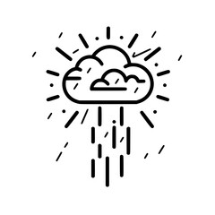 cloud icon, weather icon, rain icon, storm icon, cloudy, cloud, icon, weather, symbol, vector, sky, rain, internet, button, clouds, technology, computer, web, network, concept, cloud computing, design