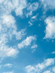 Sky and fluffy cloud scenery in the morning is incredibly calming to start the day,sky and fluffy white cloud made me feel relaxed,sky and fluffy cloud scenery take a majestic and breathtaking beauty