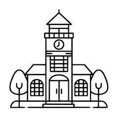 Obraz premium Factory icon, garage icon, hotel icon, store icon, lighthouse icon, building exterior icon, built structure icon, shopping mall icon, architecture icon, police station icon, apartment icon,