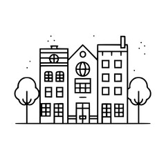 factory icon, garage icon, hotel icon, store icon, lighthouse icon, building exterior icon, built structure icon, shopping mall icon, architecture icon, police station icon, apartment icon, campus ico