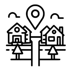 factory icon, garage icon, navigation icon, hotel icon, store icon, lighthouse icon, building exterior icon, built structure icon, shopping mall icon, architecture icon, police station icon, apartment