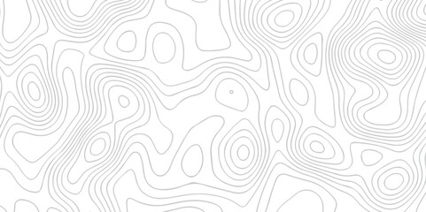 Fototapeta premium Abstract topographic White wave paper curved reliefs. Topographic map patterns, topography line map. Abstract white topography vector background. Contour maps. Vector illustration. 