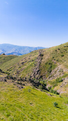 Obraz premium An aerial view of beautiful mountains